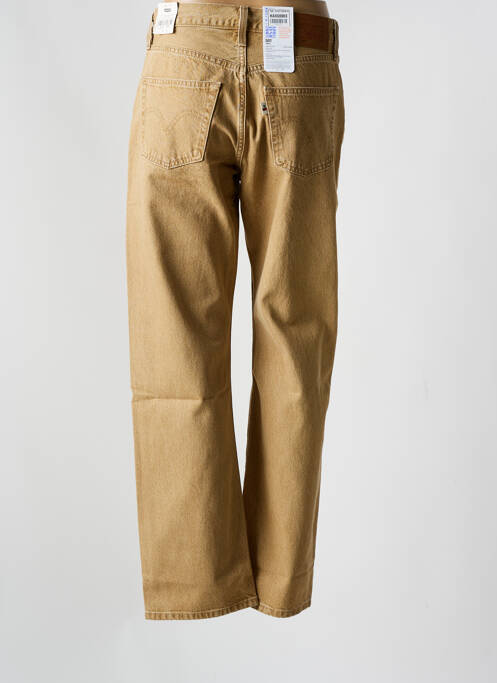 Jeans coupe droite beige LEVIS pour femme