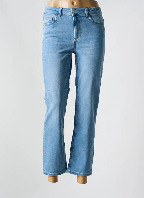 Jeans coupe droite bleu PIECES pour femme