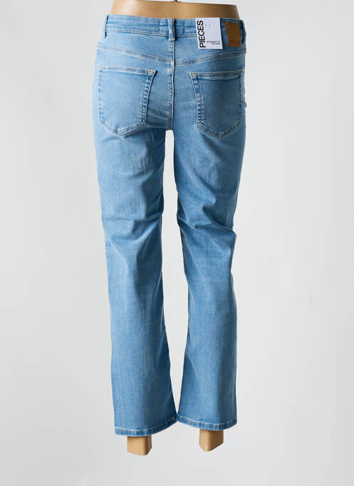 Jeans coupe droite bleu PIECES pour femme