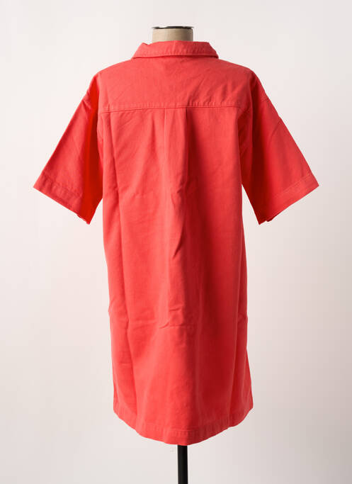 Robe courte orange PIECES pour femme