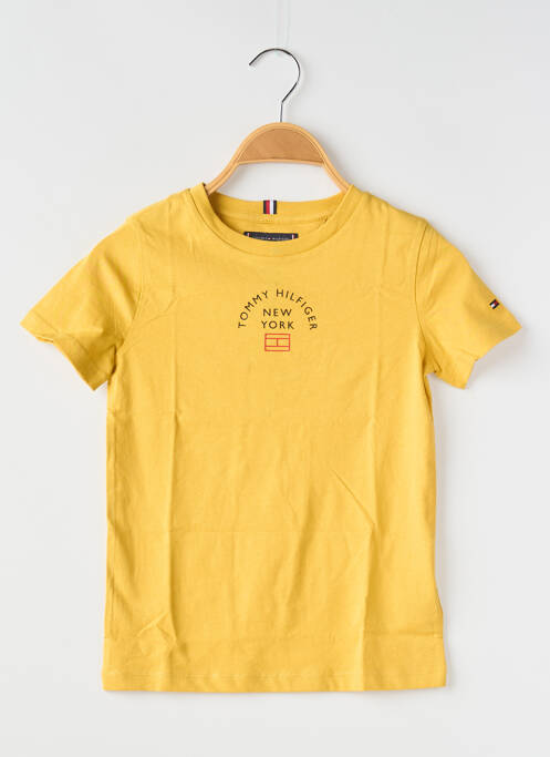 T-shirt jaune TOMMY HILFIGER pour garçon