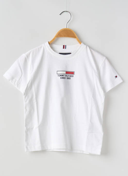 T-shirt blanc TOMMY HILFIGER pour garçon