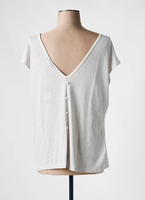 T-shirt blanc PIECES pour femme