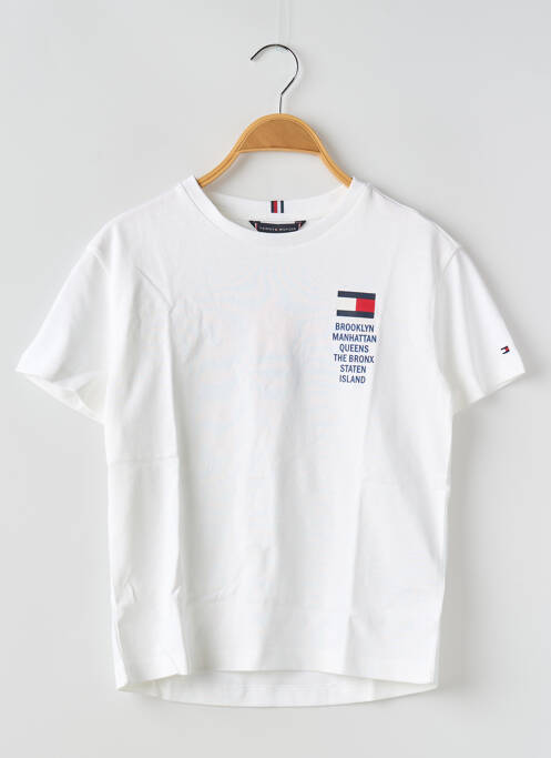 T-shirt blanc TOMMY HILFIGER pour garçon