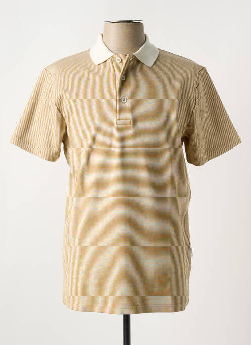 Polo marron SELECTED pour homme