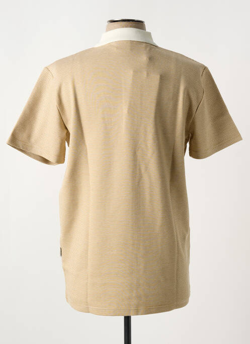 Polo marron SELECTED pour homme