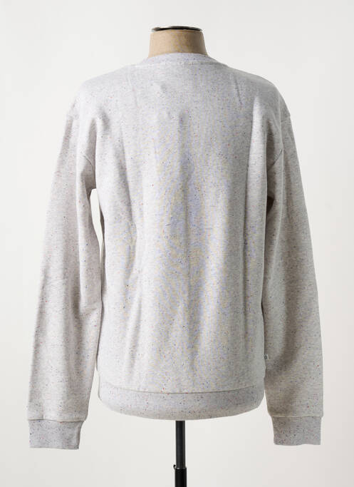 Sweat-shirt gris ADIDAS pour homme