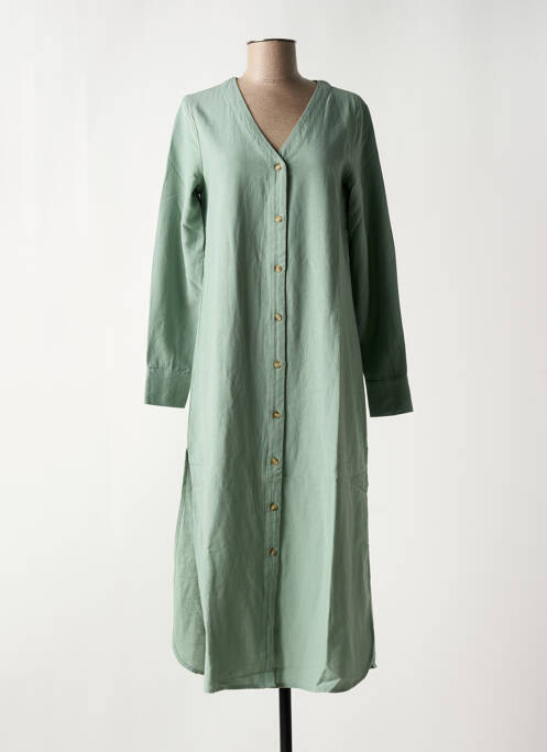 Robe longue vert VILA pour femme