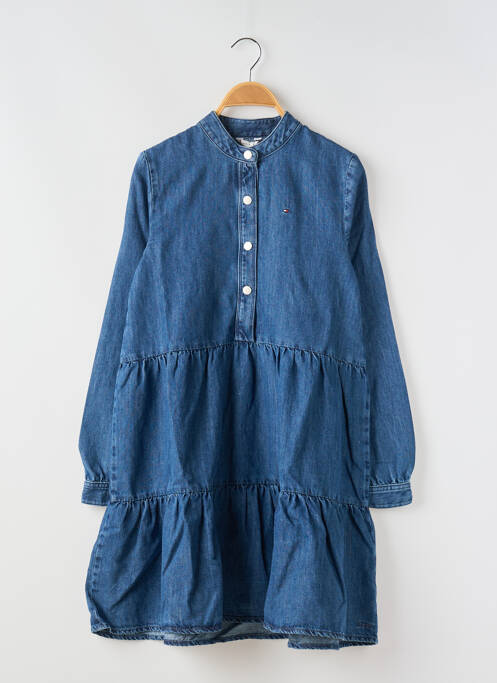 Robe mi-longue bleu TOMMY HILFIGER fille