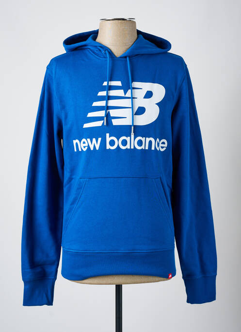 Sweat-shirt à capuche bleu NEW BALANCE pour homme