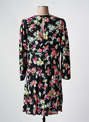 Robe courte col rond noir Y.A.S femme