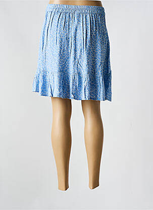 Jupe courte bleu PIECES femme