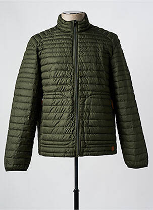 Doudoune col col montant vert JACK & JONES homme
