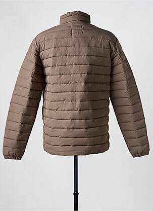 Doudoune col col montant marron JACK & JONES homme