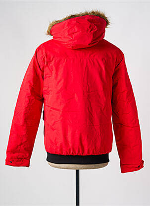 Veste casual capuche rouge JACK & JONES homme