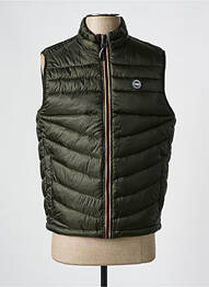 Doudoune col col montant vert JACK & JONES homme