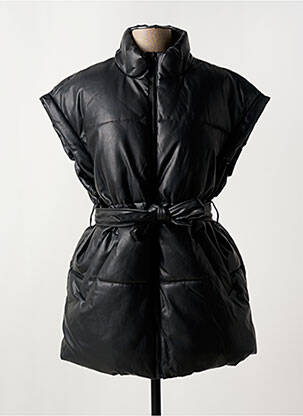 Doudoune col col montant noir PIECES femme