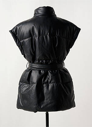 Doudoune col col montant noir PIECES femme
