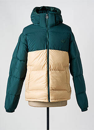 Doudoune capuche vert ADIDAS homme