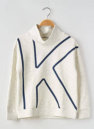 Sweat-shirt blanc IKKS JUNIOR pour garçon