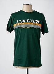 T-shirt vert JACK & JONES pour homme seconde vue