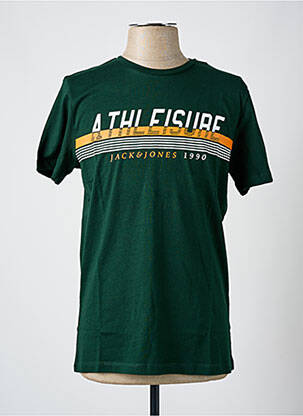 T-shirt vert JACK & JONES pour homme