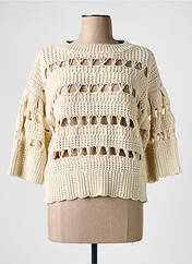 Pull beige VILA pour femme seconde vue