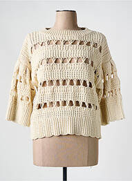 Pull col rond beige VILA femme