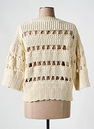 Pull col rond beige VILA femme
