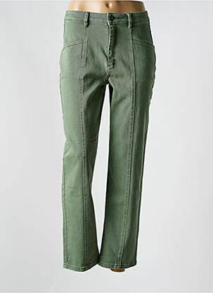 Jeans coupe droite vert VILA femme