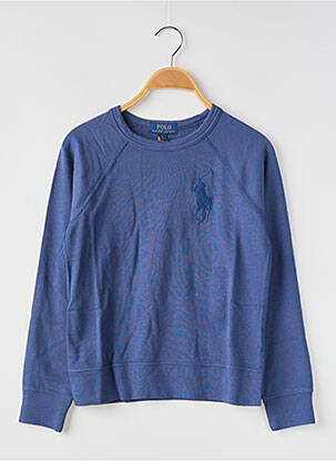 Sweat-shirt col rond bleu RALPH LAUREN garçon