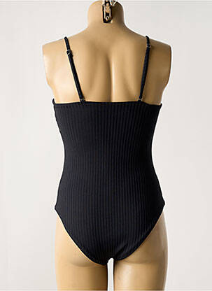 Maillot de bain 1 pièce noir PIECES femme