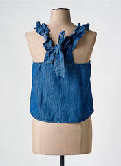 Débardeur bleu PIECES pour femme seconde vue