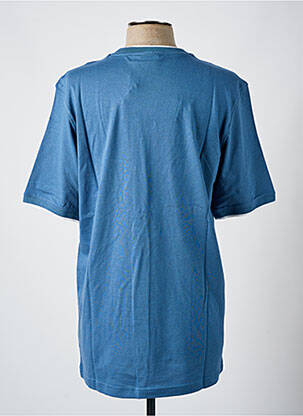 T-shirt col rond bleu ADIDAS homme