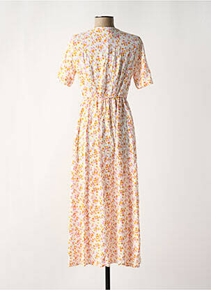 Robe longue col v blanc Y.A.S femme