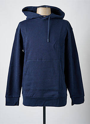 Sweat-shirt col rond bleu SELECTED homme