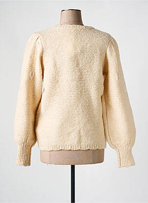 Pull col rond beige Y.A.S femme