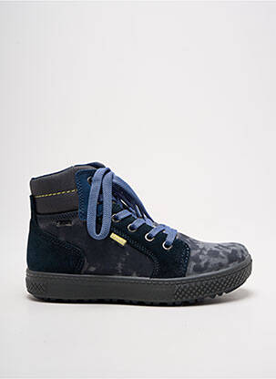 Baskets fermeture lacets bout rond bleu PRIMIGI garçon
