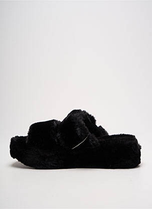 Chaussons/pantoufles talon plat jusqu'à 3cm noir SKECHERS femme