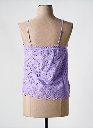 Top col v violet Y.A.S femme