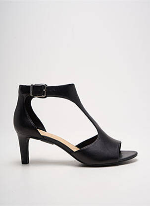 Sandales/nu pieds fermeture boucle(s) talon de 4 à 6cm noir CLARKS femme