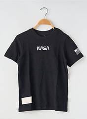 T-shirt noir JACK & JONES pour garçon seconde vue