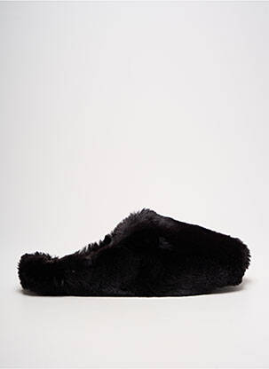 Chaussons/pantoufles bout rond bout rond noir GEORGIA ROSE femme
