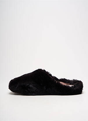 Chaussons/pantoufles bout rond bout rond noir GEORGIA ROSE femme