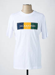 T-shirt blanc JACK & JONES pour homme seconde vue