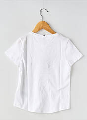 T-shirt blanc TOMMY HILFIGER pour fille seconde vue