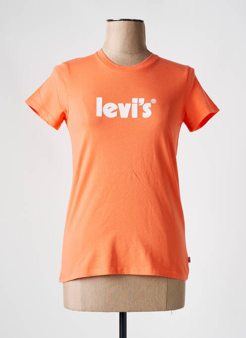 T-shirt orange LEVIS pour femme