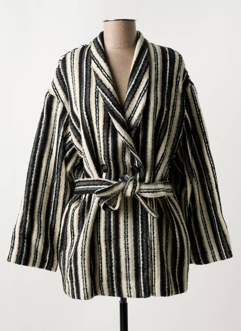 Manteau court blanc SEE U SOON pour femme