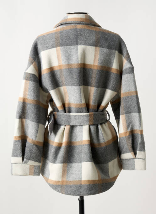 Veste casual gris PIECES pour femme