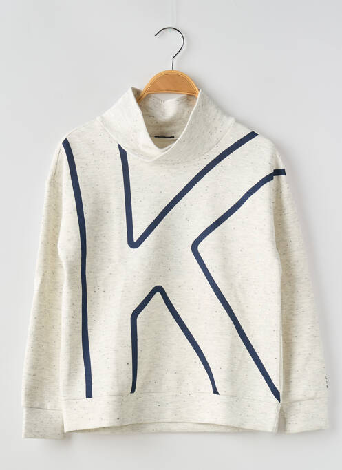 Sweat-shirt blanc IKKS JUNIOR pour garçon
